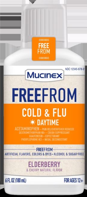 MUCINEX® Free From Cold and Flu Daytime